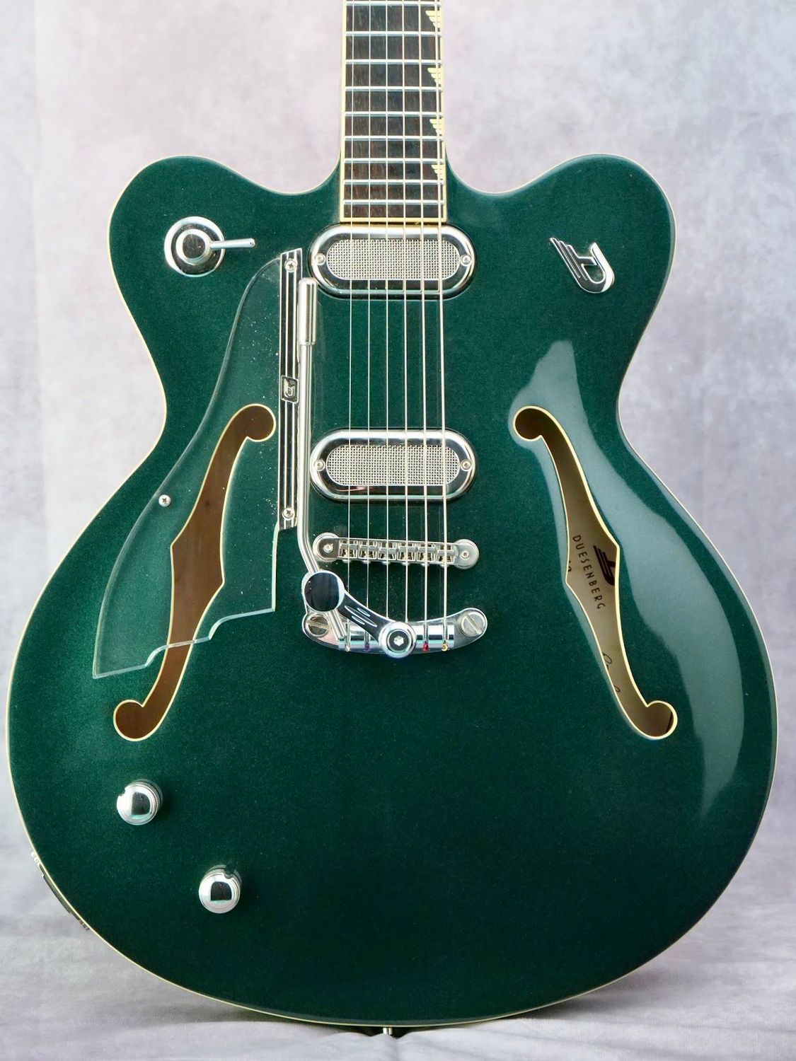 2018 Duesenberg Gran Majesto Cadillac Green #342 left handed electric guitar