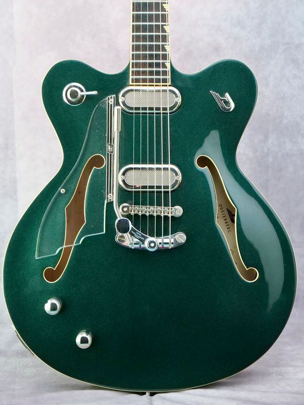 2018 Duesenberg Gran Majesto Cadillac Green #342 left handed electric guitar