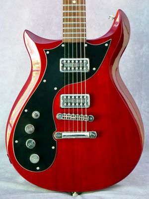 2015 Gretsch Corvette Red #041 left handed electric guitar