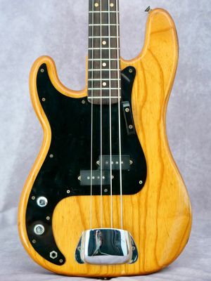 1978 Fender Precision Bass Natural #047 left handed electric bass guitar