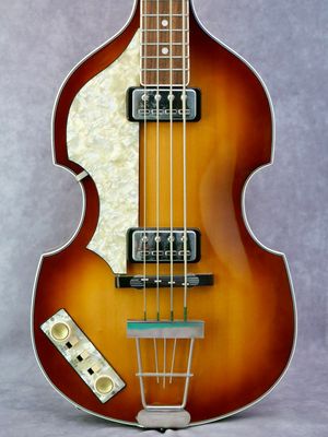2015 Hofner '64 500/1 Beatle Reissue left handed electric bass guitar 2015 Hofner '64 500/1 Beatle Reissue left handed electric bass guitar