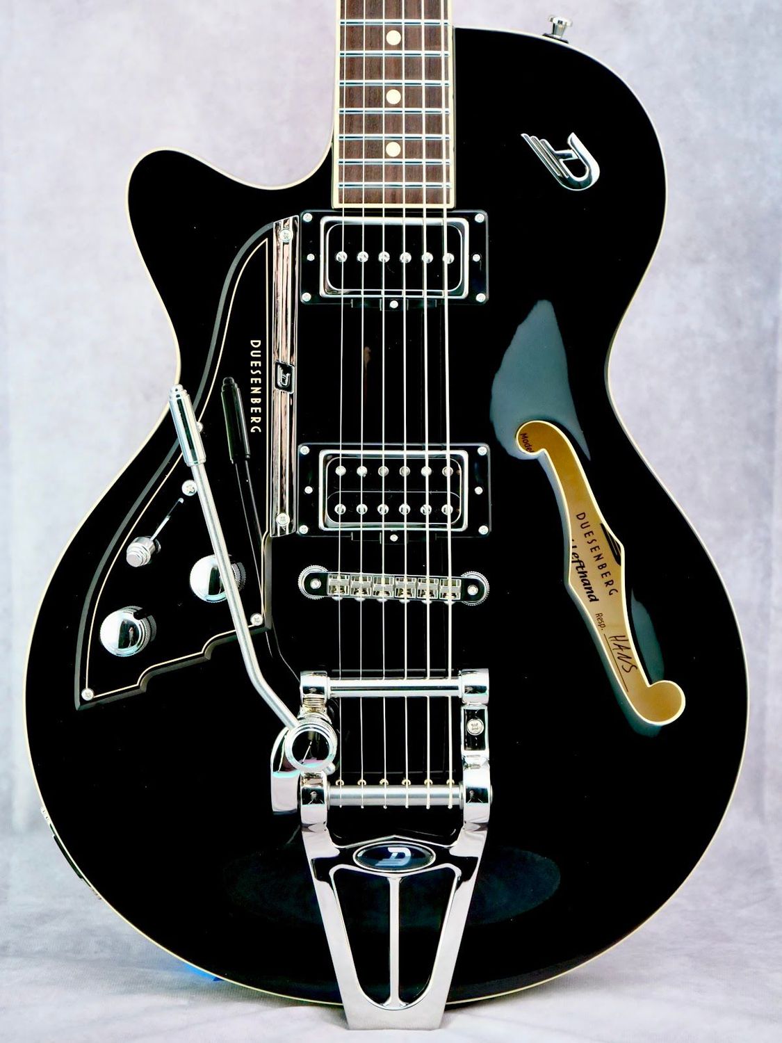 Duesenburg Starplayer TV Black #897 left handed electric guitar