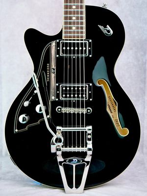 Duesenburg Starplayer TV Black #897 left handed electric guitar