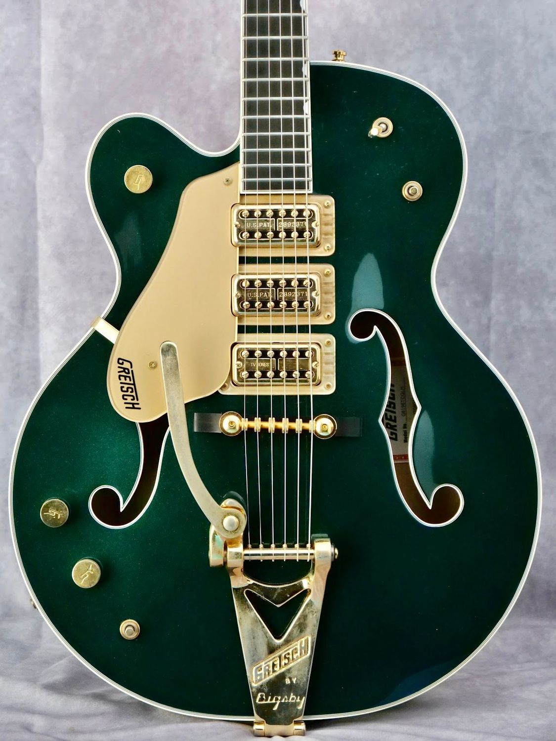 2004 Gretsch 6196 Country Club Cadillac Green #499 left handed electric guitar 2004 Gretsch 6196 Country Club Cadillac Green #499 left handed electric guitar