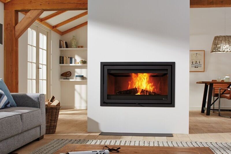 Insert à bois FONTE FLAMME : modèle Instyle 1000 EA
