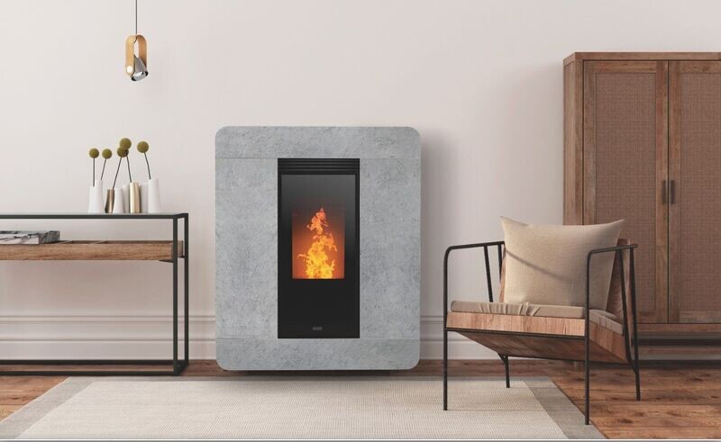 Poêle à granulés KLOVER : modèle Diva Stone Air