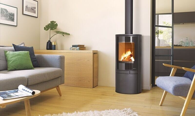 Poêle à bois TURBO FONTE : modèle Jazz M