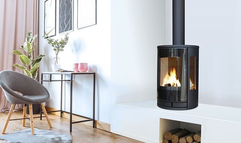 Poêle à bois TURBO FONTE : modèle Jazz S CV