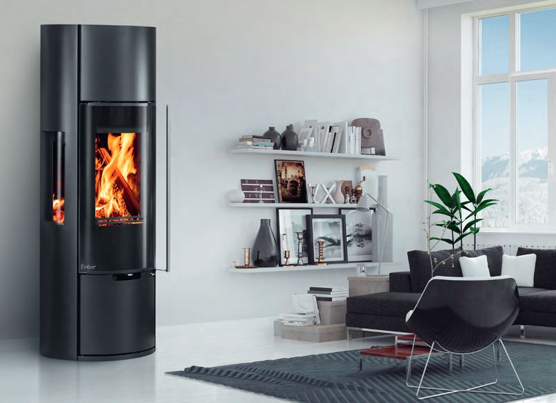 Poêle à bois EMBER KAMIN : modèle E15 VS XL