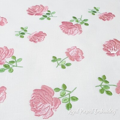 Набор дизайнов вышивки Мини розы