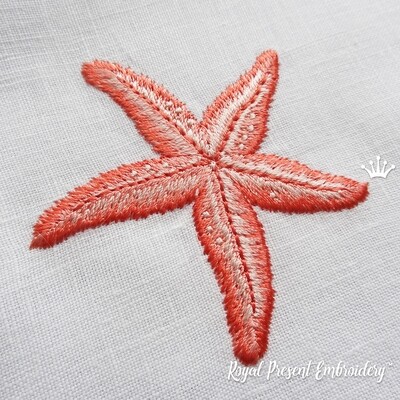 Дизайн машинной вышивки Морская звезда