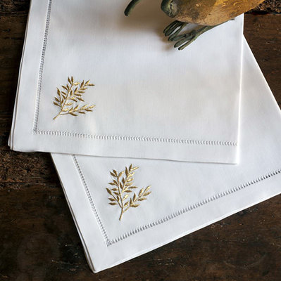 Дизайн машинной вышивки Золотые листья
