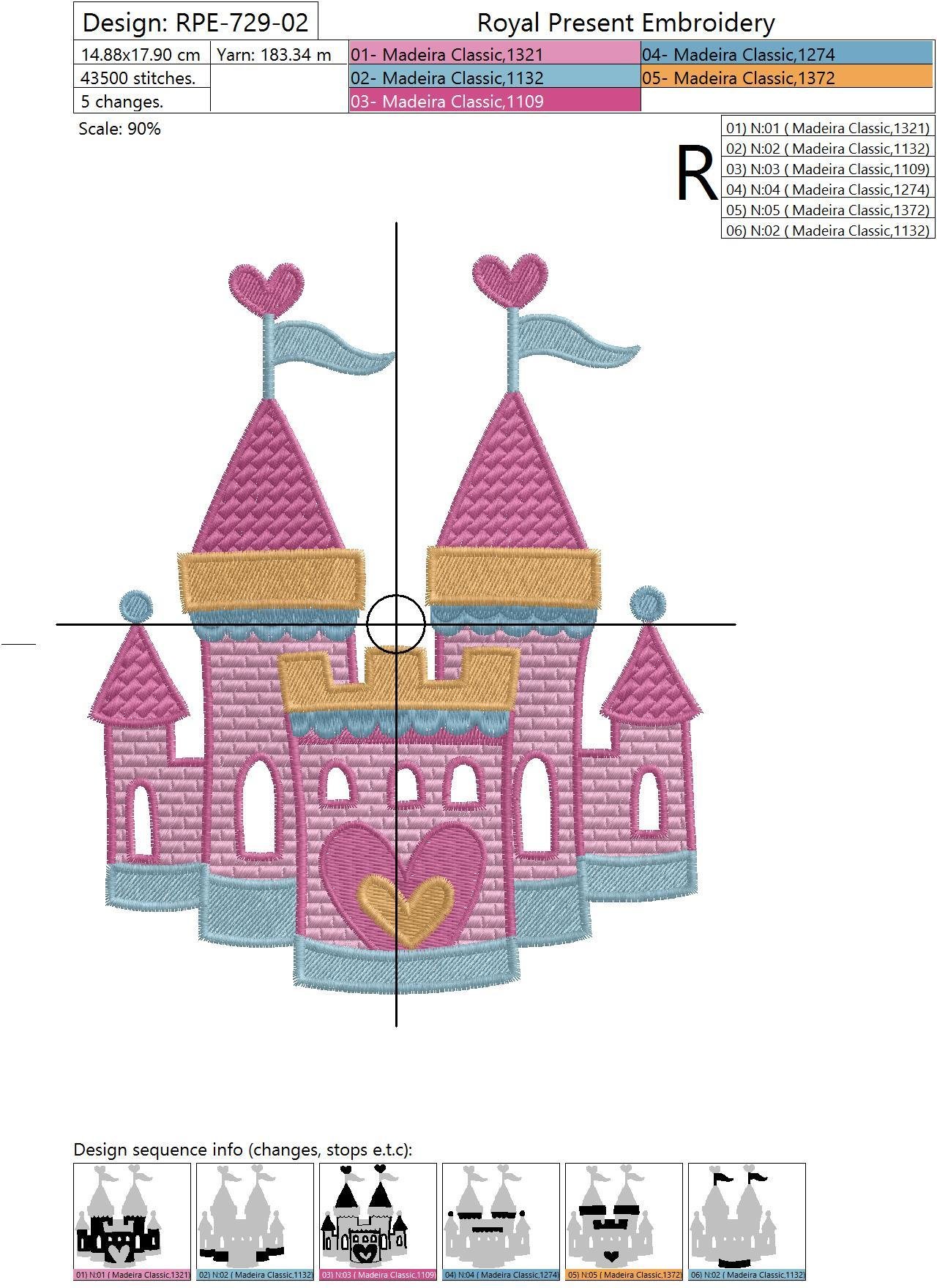 Схема сборки замка