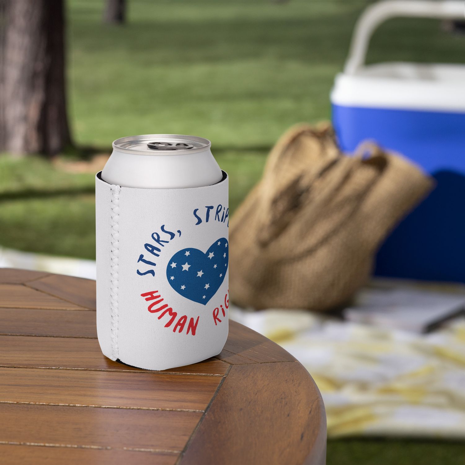 Stars, Stripes &amp; Human Rights - Can cooler