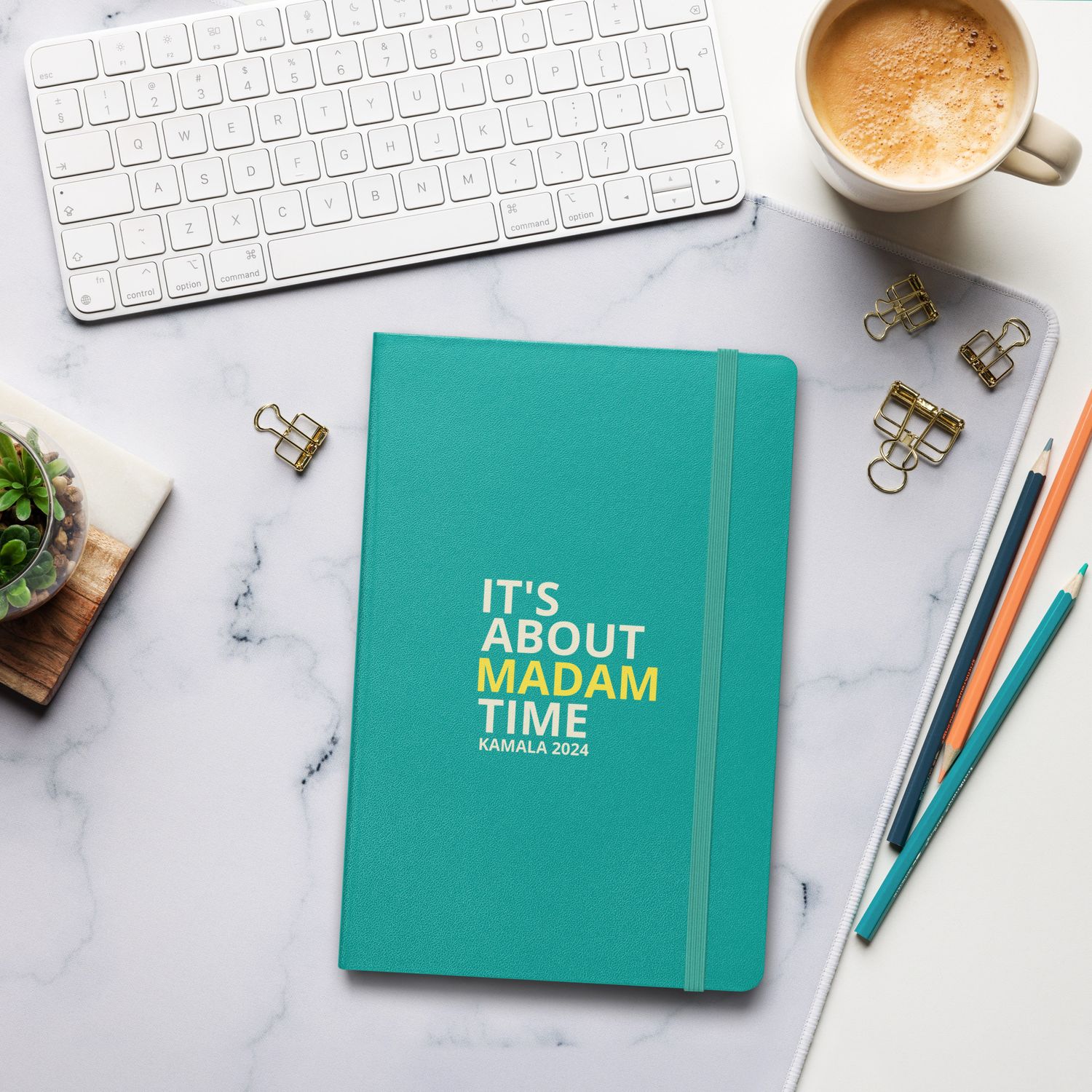 Kamala Harris - Hardcover bound notebook