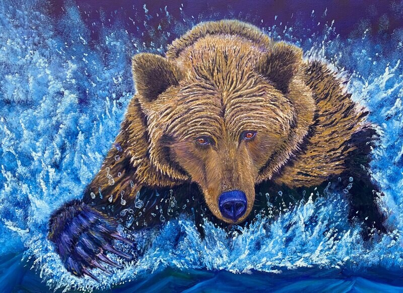 A captivating collection of limited edition art prints on canvas for sale, showcasing the art of buying art. Explore landscapes, abstracts, and grizzly bear paintings from Canadian artist Graham Watts Whistler, BC. Available at My Art Gallery.