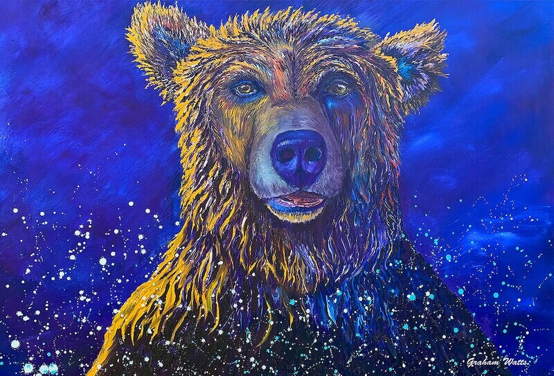 A captivating collection of limited edition art prints on canvas for sale, showcasing the art of buying art. Explore landscapes, abstracts, and brown bear paintings from Canadian artist Graham Watts Whistler, BC. Available at My Art Gallery.
