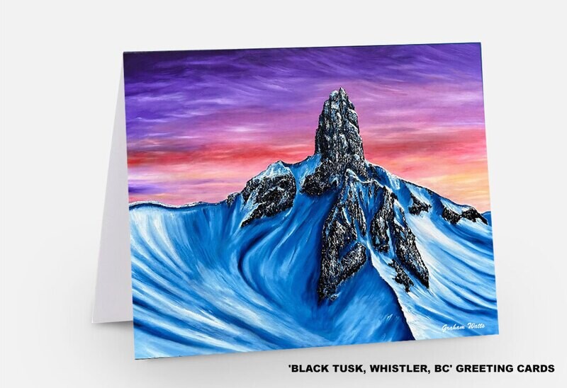'BLACK-TUSK' - Whistler, BC - Art Cards