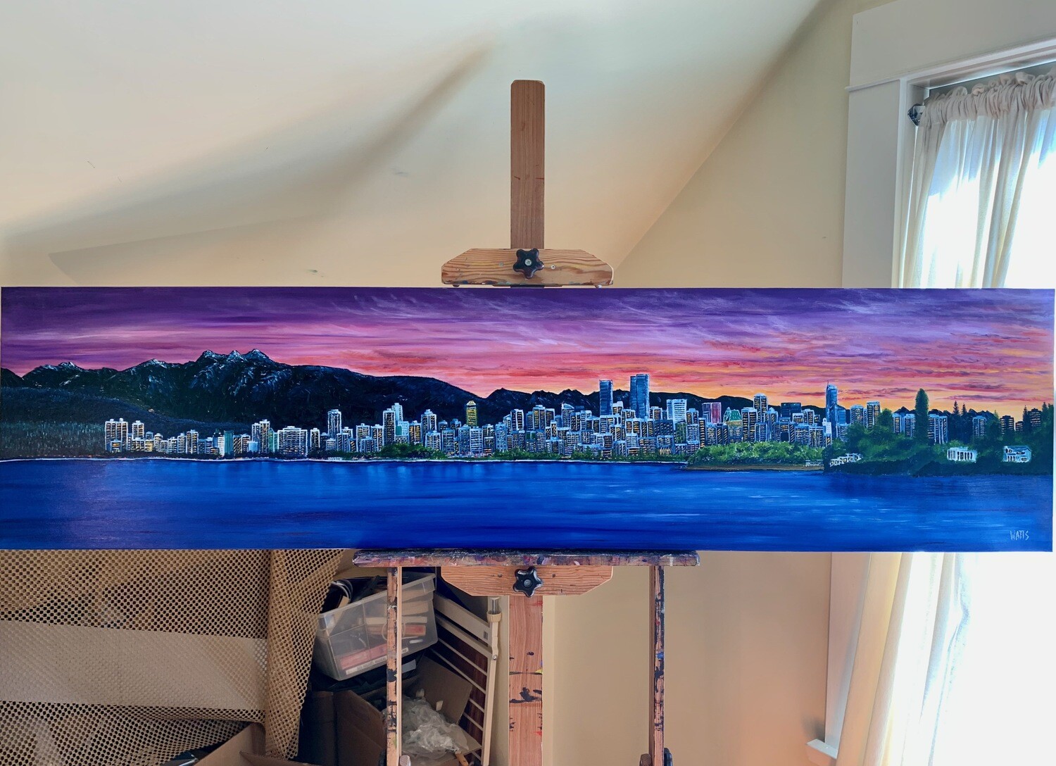"Best of Vancouver" 70 x 24 inches, Sandy K. Commission
