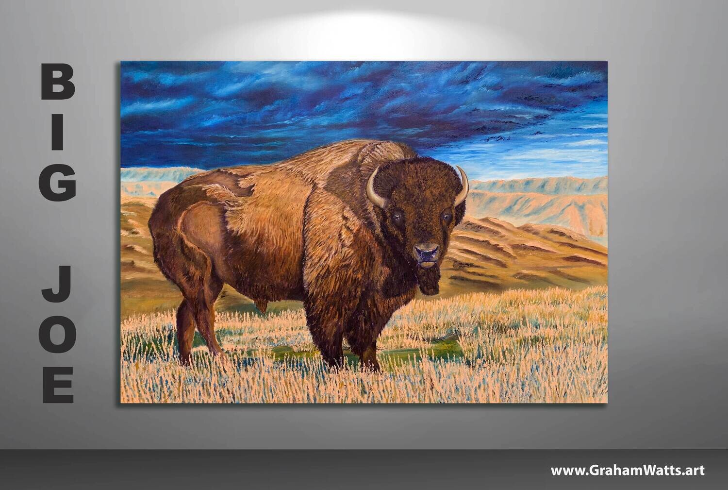 "Big Joe" 40 x 30 inches, Kirk M. Commission