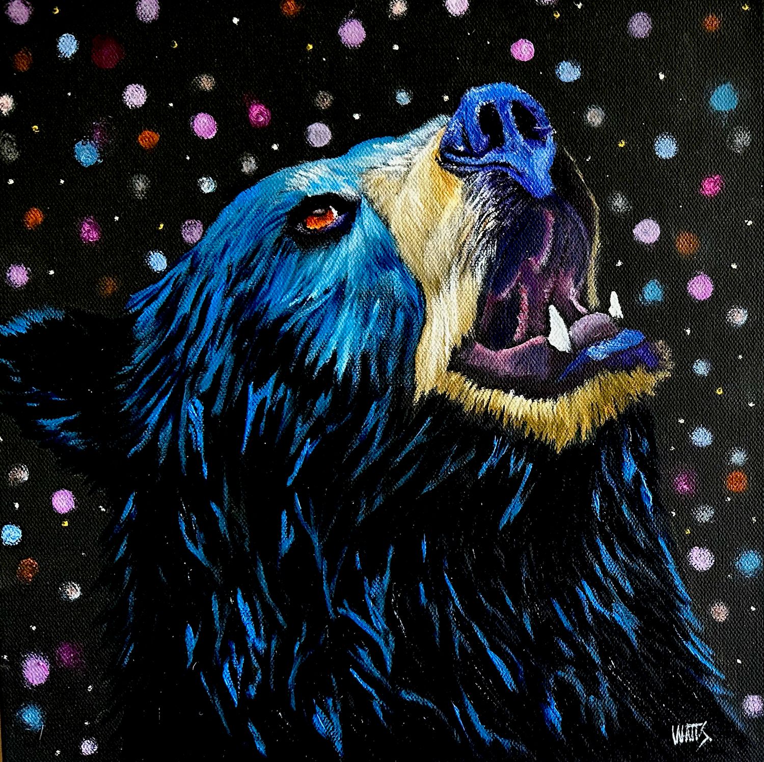 Original Canadian Art | Wildlife Painting - Black Bear Artwork