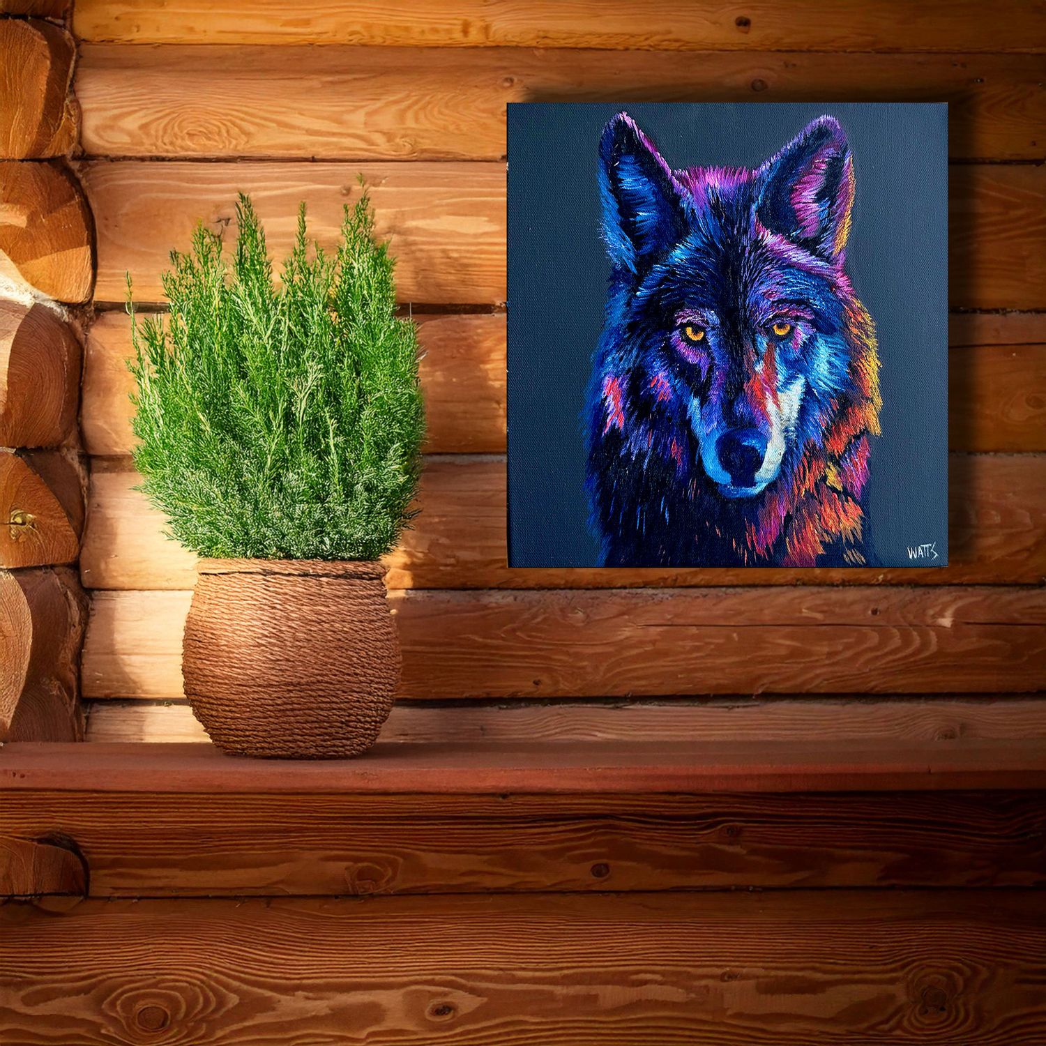 &quot;Wild Stare&quot; Wolf