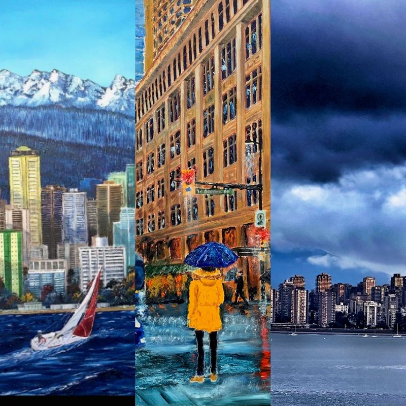 Cityscape Landscape Paintings