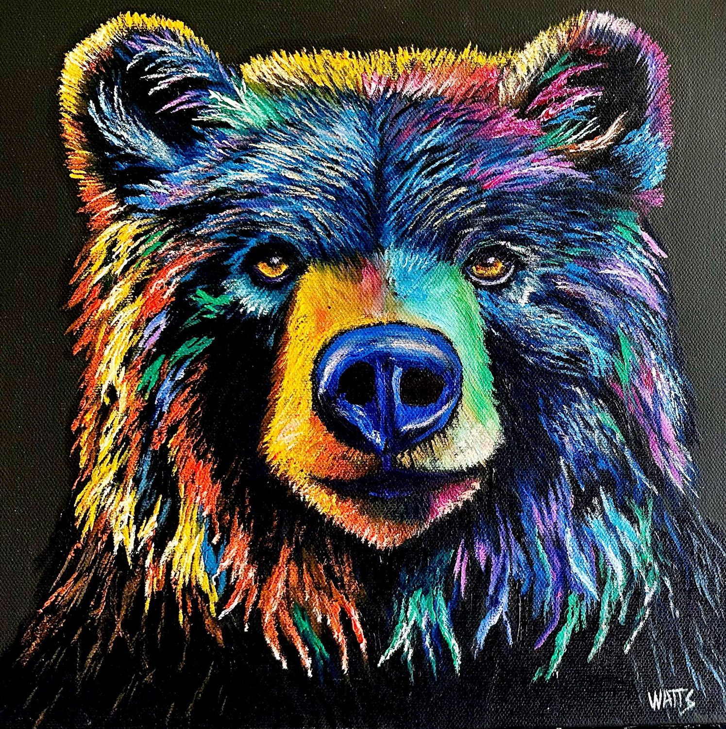 Original Canadian Art | Wildlife Painting - Grizzly Bear