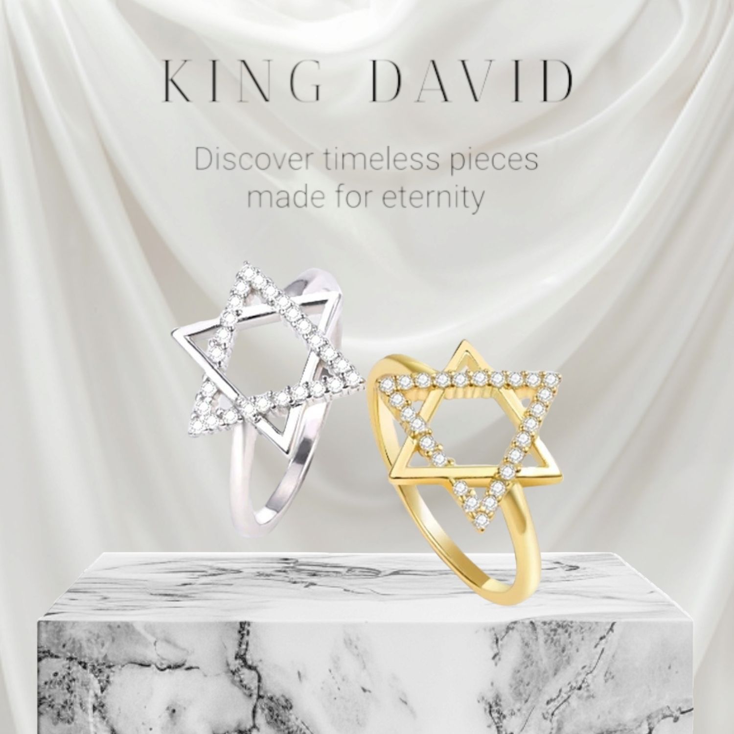 Star of David Ring 925 Sterling Silver
