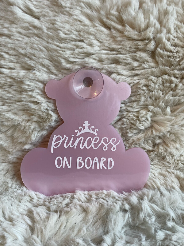 Princess/ Prince On Board Signs