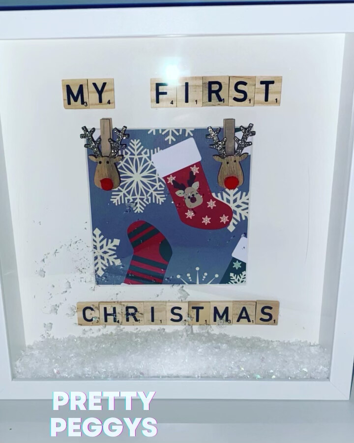 My First Christmas Box Frame