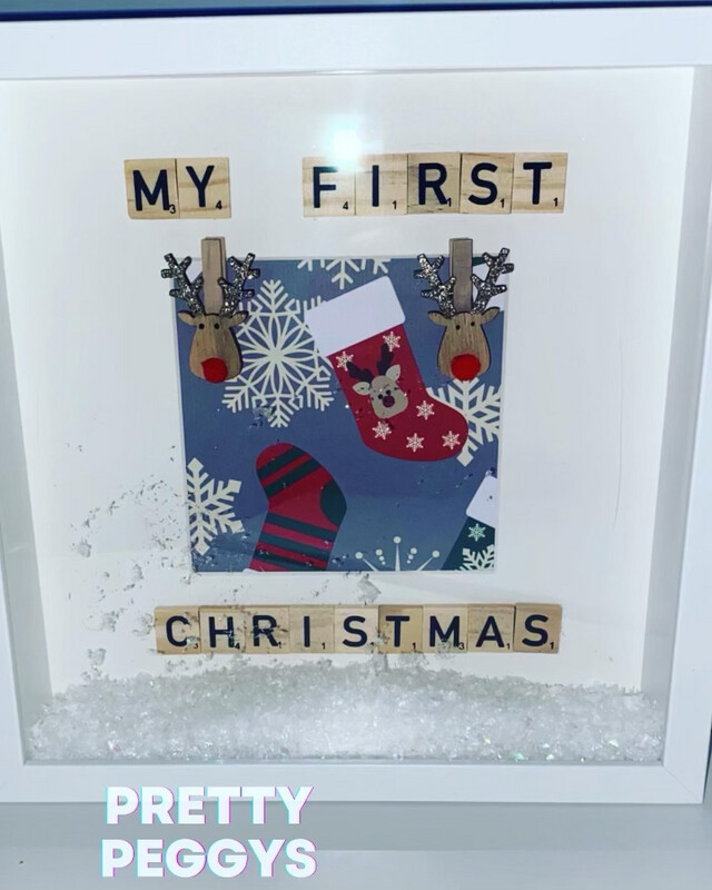My First Christmas Box Frame
