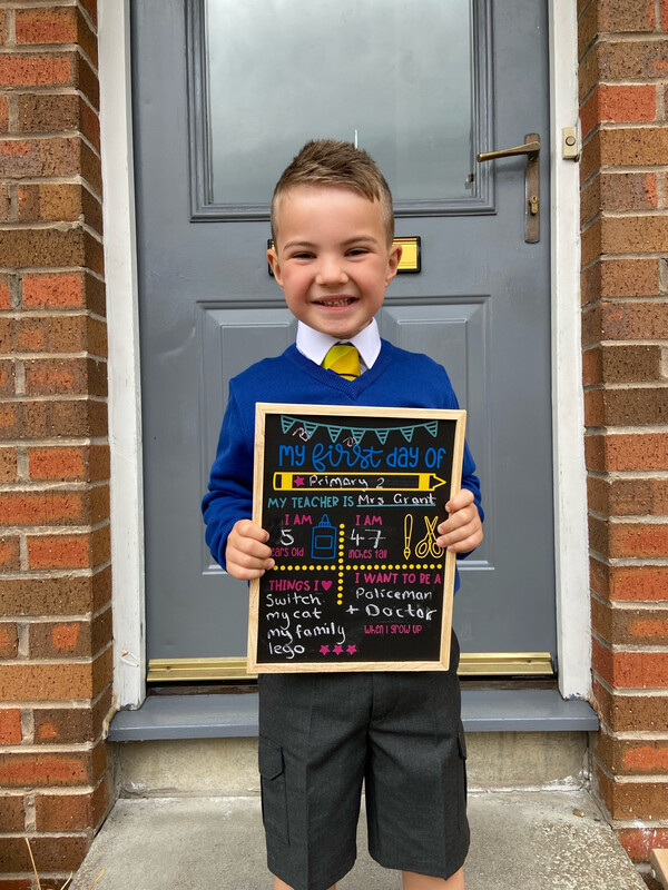 My First Day Of….chalkboard