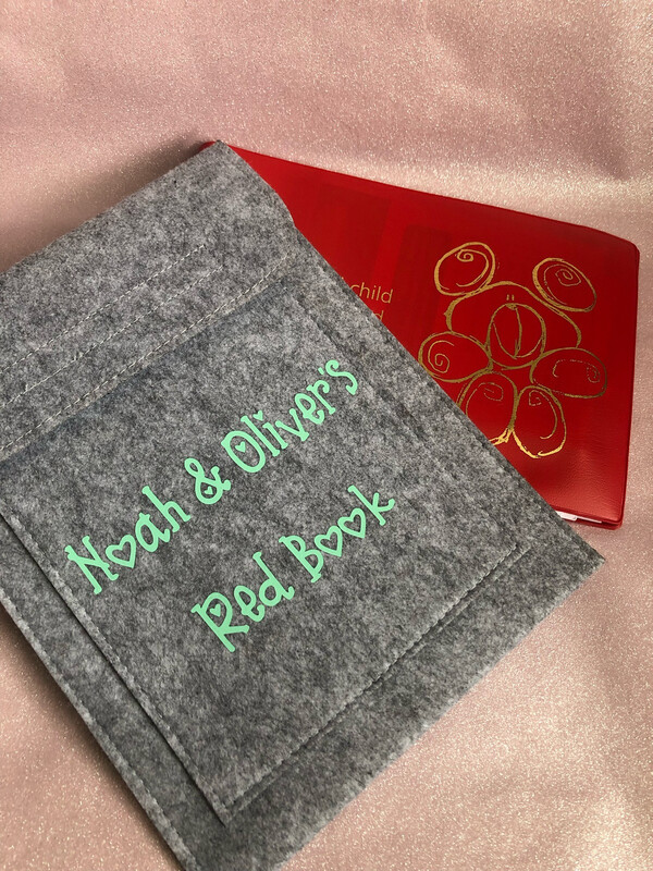 Personalised Red Book Holder
