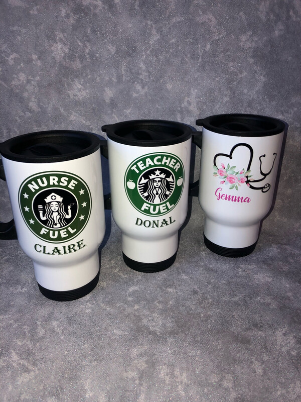 Add Your Own Design To Travel Mug