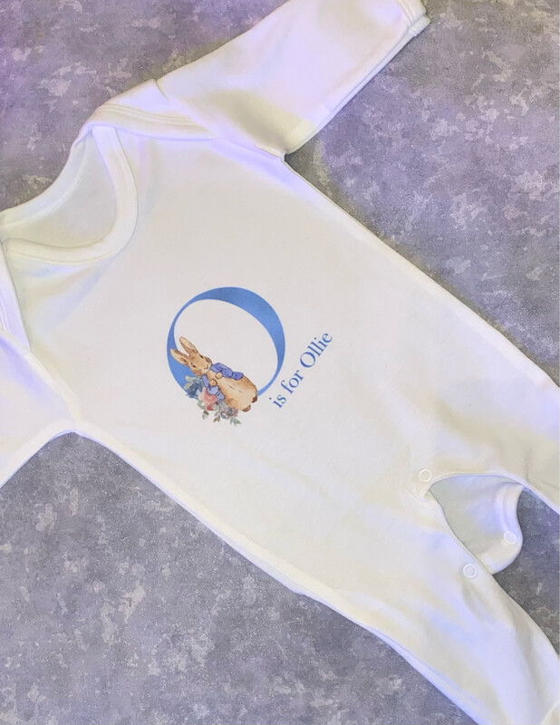 Rabbit Baby Sleepsuit