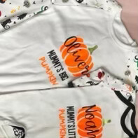 Mummy’s Little/Big Pumpkin Pyjamas