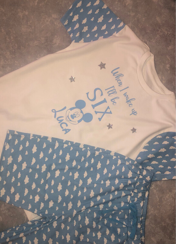 When I Wake Up…..Birthday Pyjamas