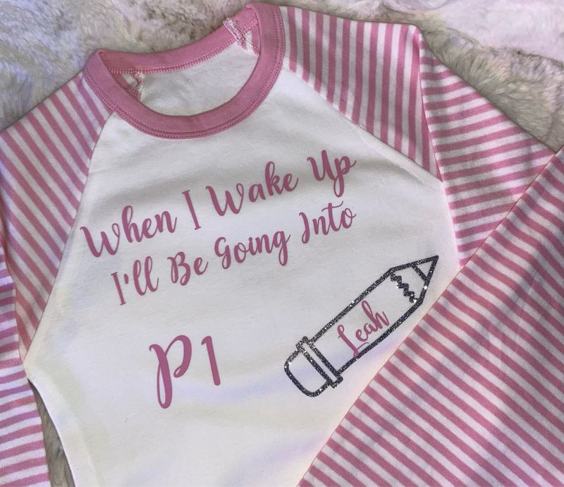 Sale - When I Wake Up…..School/Nursery Pyjamas