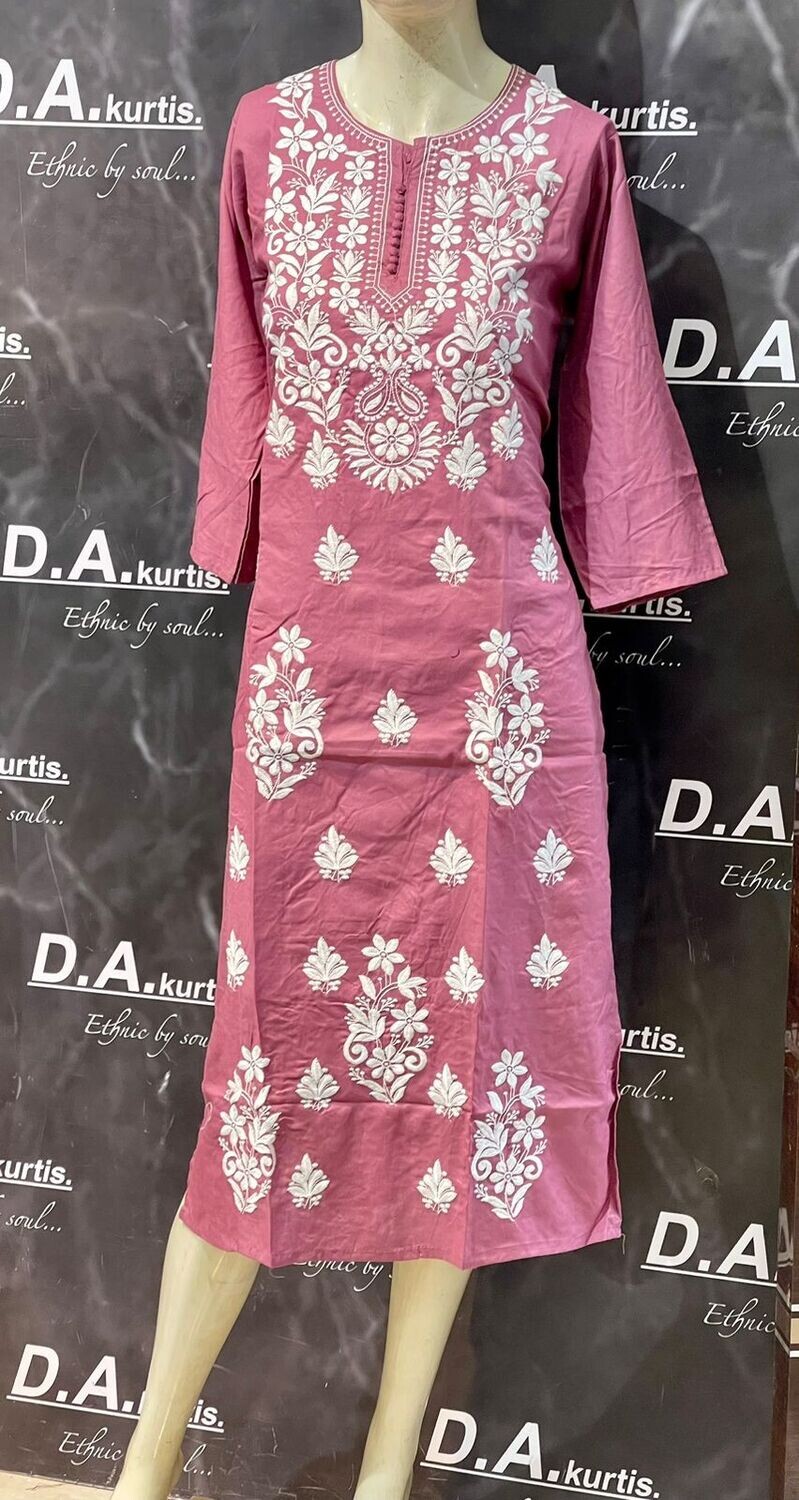 Fabric:reyon
Beautiful embroidery
