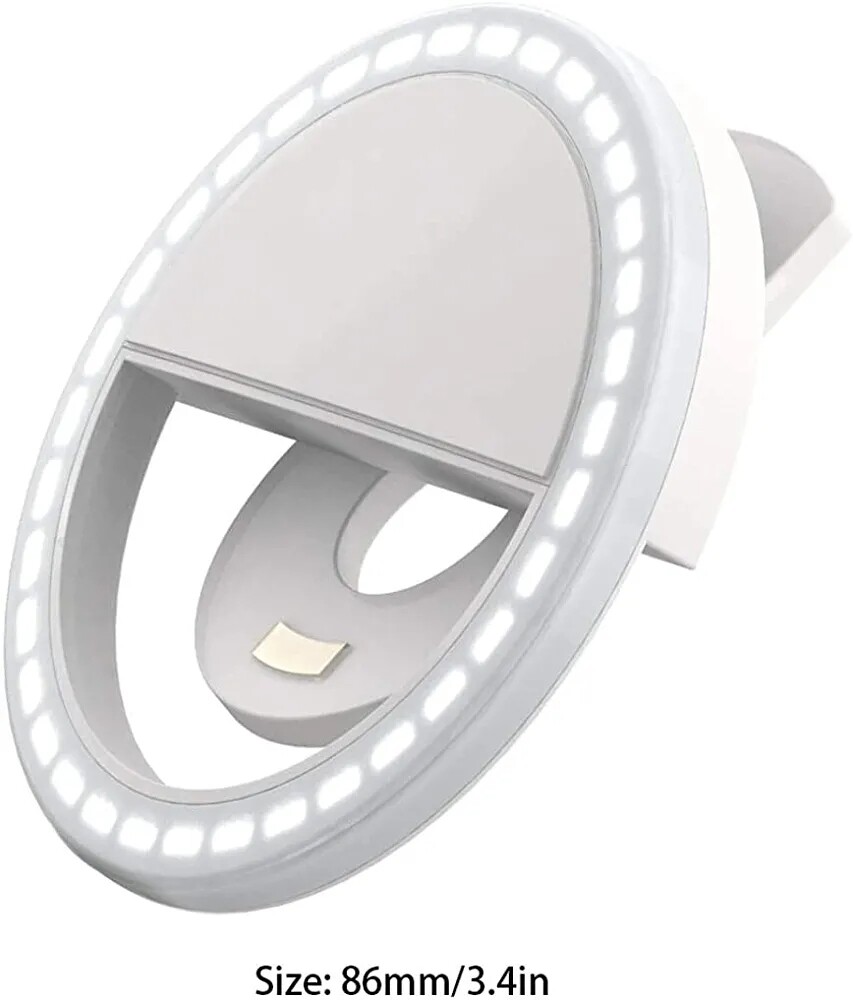 Selfie ring light for smartphone