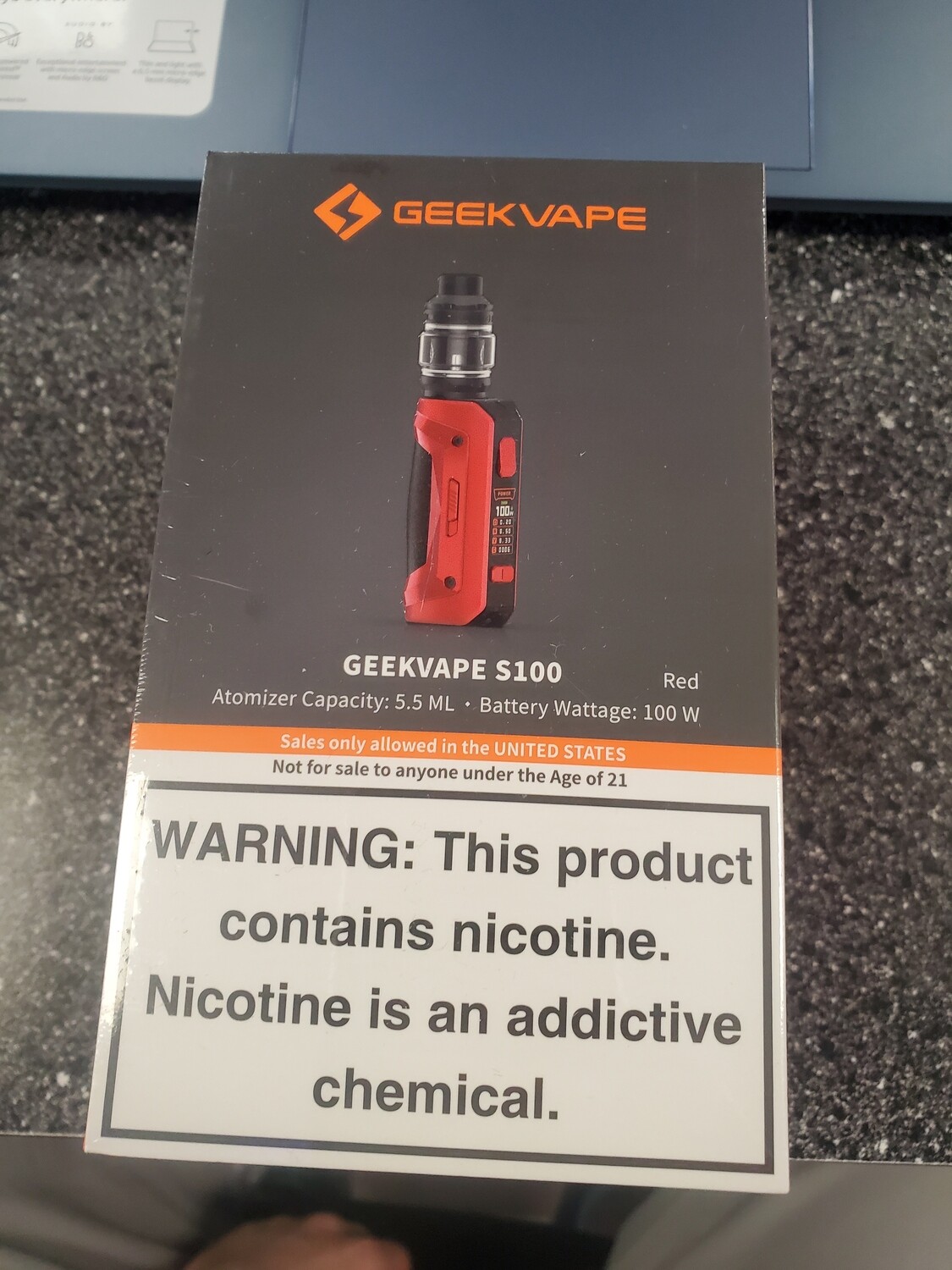 Geek Vape S100 Red Device Kit