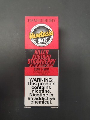 killer kustard strawberry 48mg salt nic