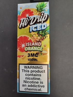 Island Orange ICED 3mg e-juice