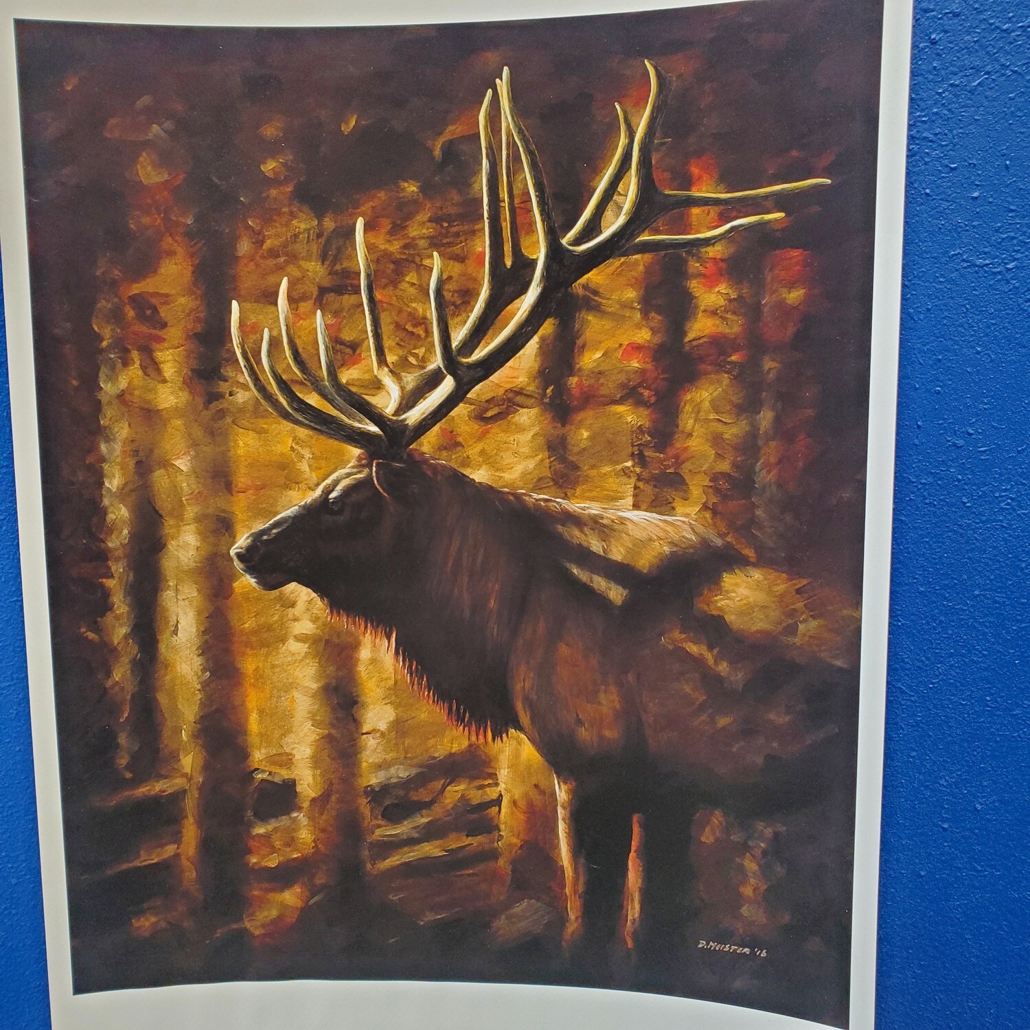Elk - Acrylic - 7 x 5