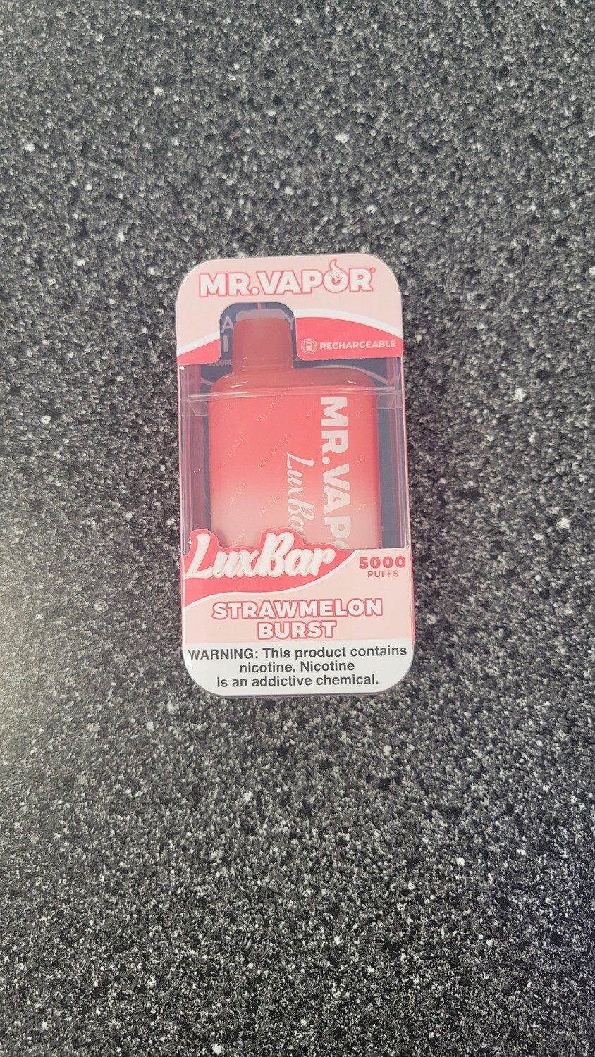 Strawmelon Burst LuxBar 5000 disposable