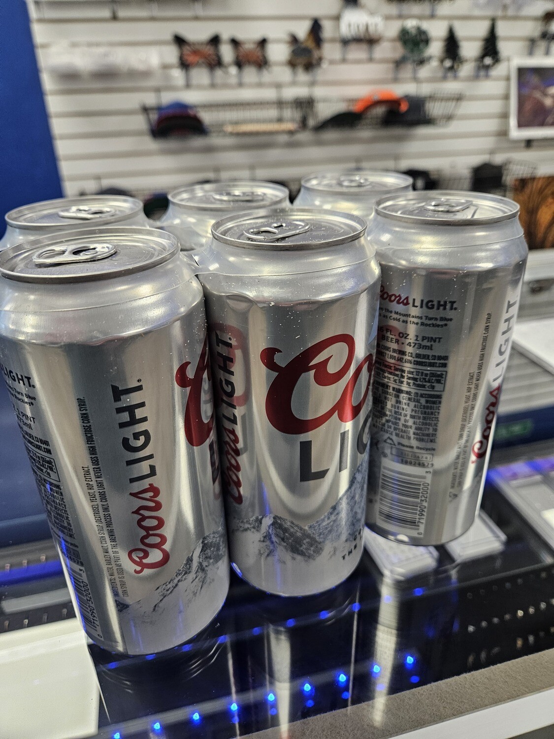 Coors Light 6 Pack 16 oz