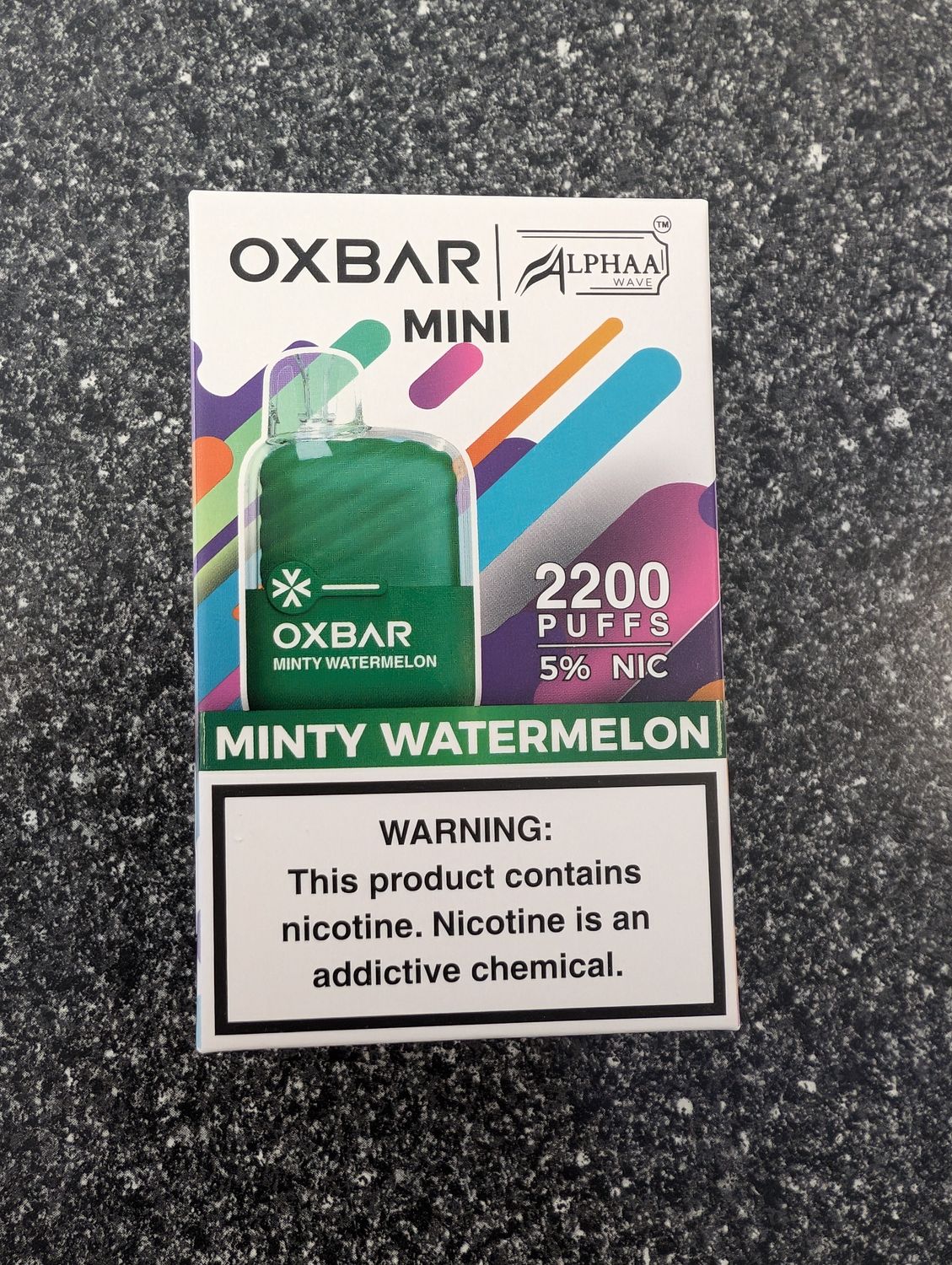 Minty Watermelon 2200 Mini Disposable