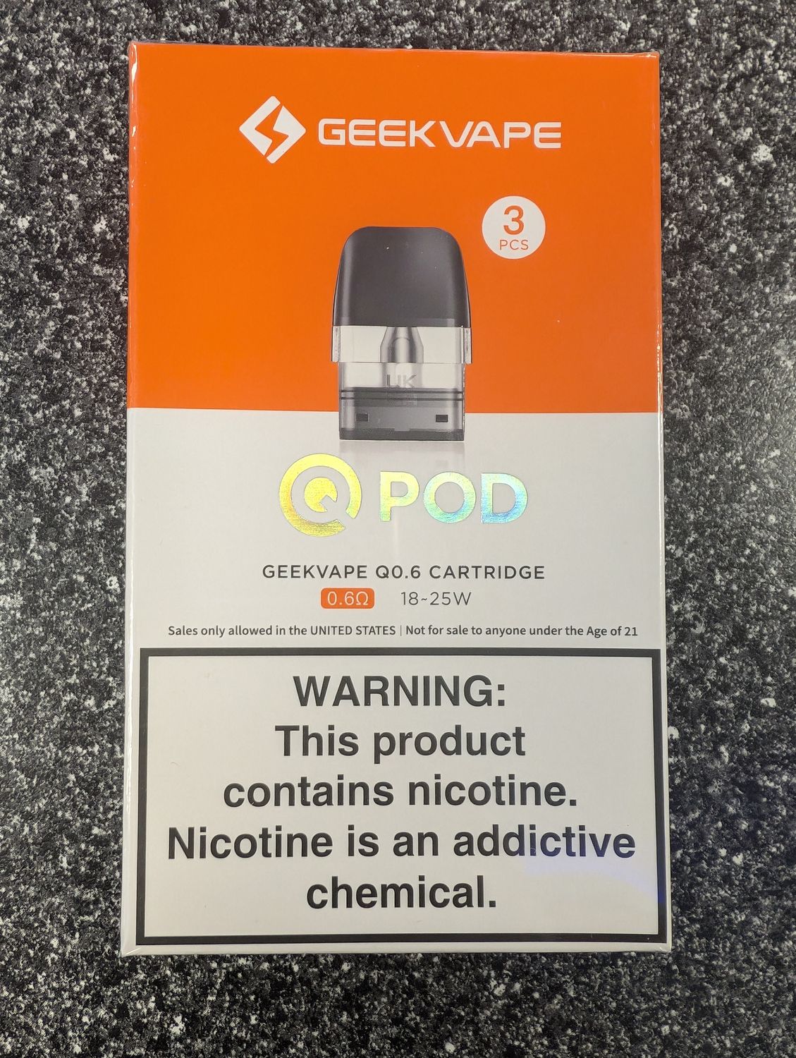 Geek Vape Q 0.6ohm Mesh Pod 3 Pack