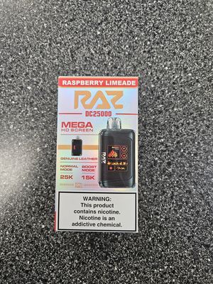 Raspberry Limeade DC25,000 Disposable